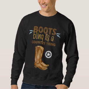 Boots Bling it a country-ding Trui