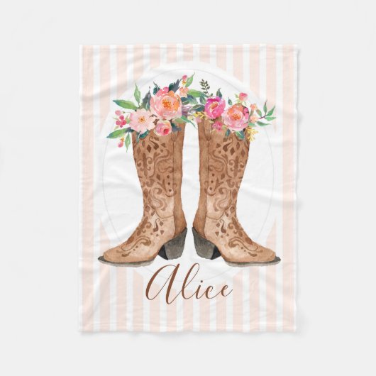 Boots Boho aquarelle customisée couverture (Devant)
