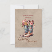 Boots Brunch & Bubbly Carte de remerciements plat (Dos)