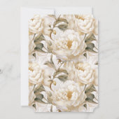 Boots & Bubble Elegant Rustic Floral Vrijgezellenf Kaart (Achterkant)