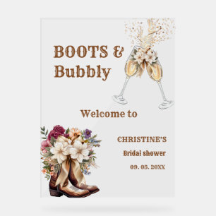 Boots & Bubbly Boho Fête des mariées ouest Bienven