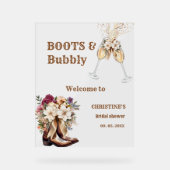 Boots & Bubbly Boho Fête des mariées ouest Bienven (Recto)