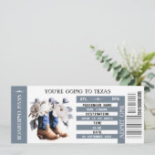 Boots bulbbly carte d'embarquement de bachelorette (Debout devant)