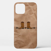 Boots Cowboy iPhone 12 Coque