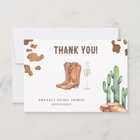 Boots de l'Ouest et douche de Merci Bubbly (Devant)