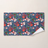 Boots de Père Noël mignonne Boules Red Holly Berri (Serviette à main)