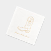 Boots et Baby showers Coquette personnalisés (Gauche)