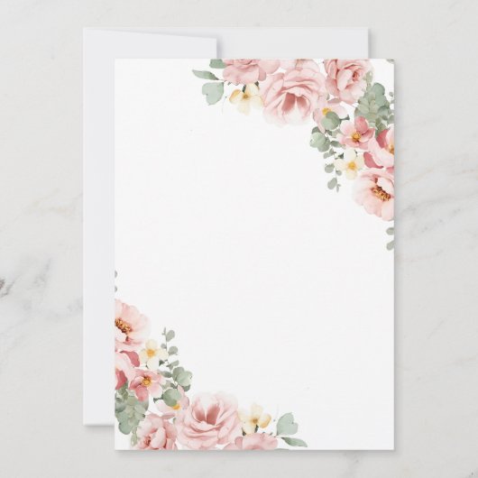 Boots et Brunch Invitation de la douche nuptiale (Dos)