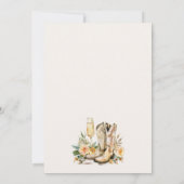 Boots et Bubbly Western Bridal Show Invitation (Dos)