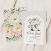 Boots et Bubbly Western Bridal Show Invitation