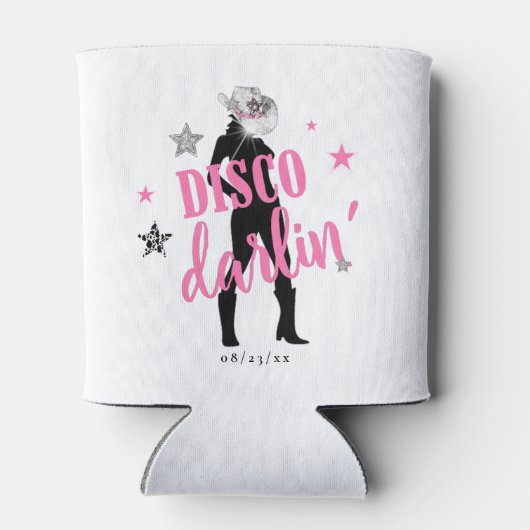 Boots 'n Bling Bachelorette Disco Darlin' ID925 Blikjeskoeler (Achterkant)