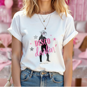 Boots 'n Bling Bachelorette Disco Darlin' ID925 T-shirt
