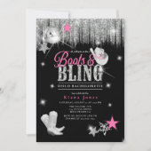 Boots 'n Bling Disco Bachelorette ID925 Kaart (Voorkant)