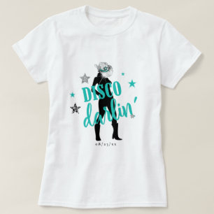 Boots 'n Bling Disco Darlin' Blauwgroen ID925 T-shirt