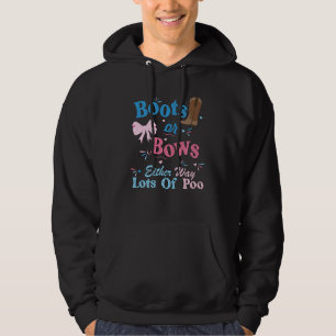 Boots of bogen, hoe dan ook veel poo gender onthul hoodie