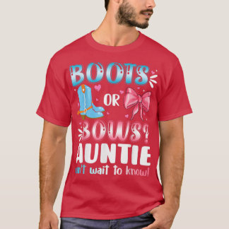 Boots of bogen losse geslachtsdelen Baby shower T-shirt