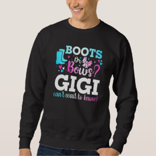 Boots of bows Gigi Gender onthulling Baby shower A Trui