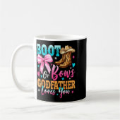 Boots Or Bows Godfather Loves You Gender Reveal Fa Koffiemok (Links)