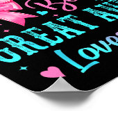 Boots Or Bows Great Aunt Loves You Gender Reveal F Poster (Hoek)