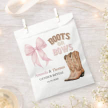 Boots or Bows Western Gender Reveal