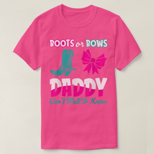 Boots Pregnancy Geslacht T-shirt (Design voorkant)