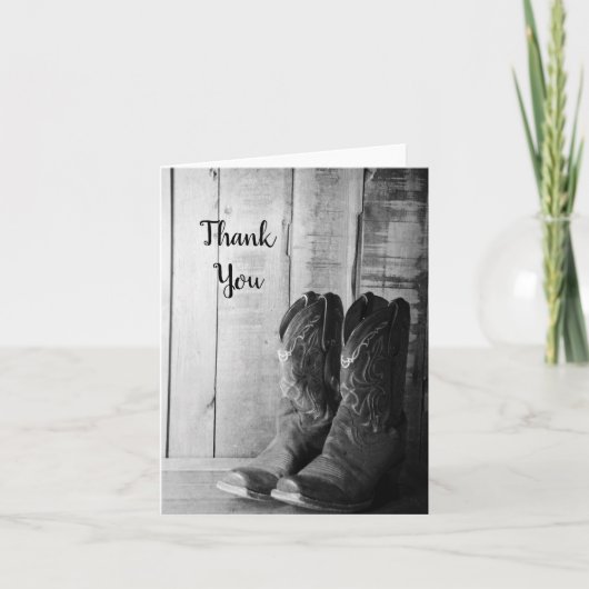 Boots rustiques Cowboy Pays Merci de l'Ouest (Devant)