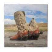 Boots & Spurs Tegel Tegeltje (Voorkant)