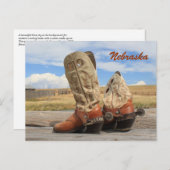 Boots uit Nebraska Briefkaart (Voorkant / Achterkant)