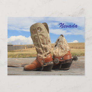 Boots uit Nevada Briefkaart