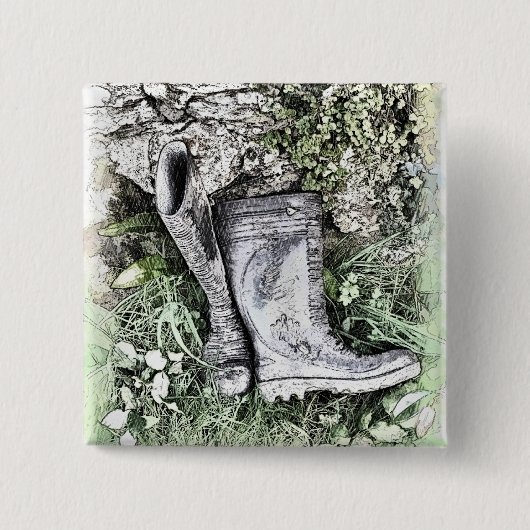 BOOTS VIERKANTE BUTTON 5,1 CM (Voorkant)