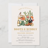 Boots Vrijgezellenfeest Kaart (Voorkant)