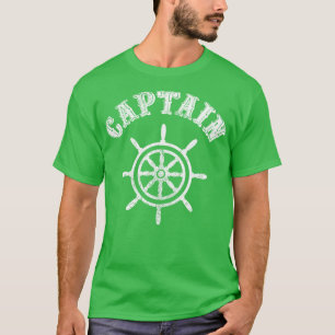 Bootschip Yacht Captain Stuurwiel Boa T-shirt