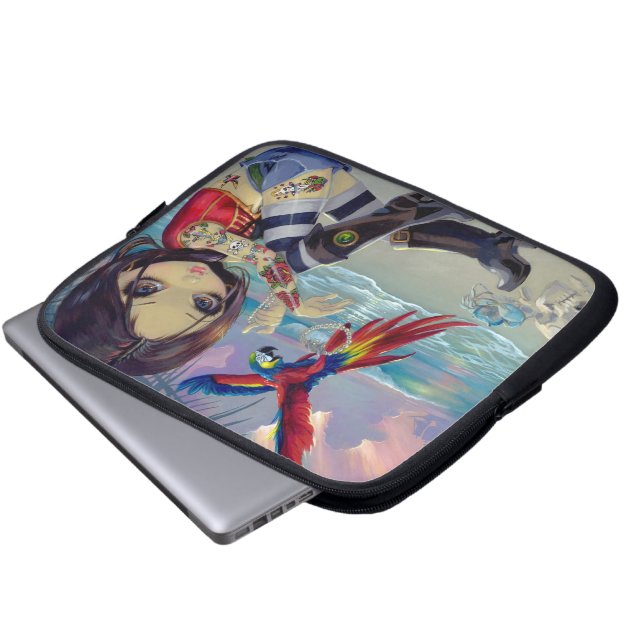 "Bootstrap Betsy" Electronics Bag Laptop Sleeve (Voorkant onderkant)