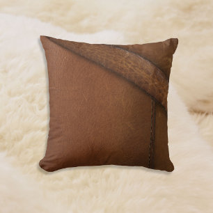 Bootstrap Faux Leather Kussen