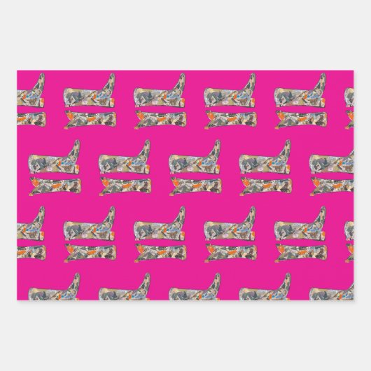 Bootsy Baby Collage boots wrapping paper sheets (Voorkant 3)