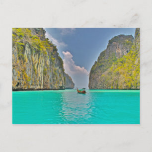 Boottocht in de baai van Kho Phi Phi Briefkaart