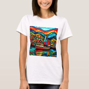 Boottocht in fjord 1 t-shirt