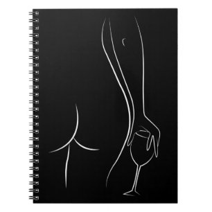 Booty and wine oclock - B&W Notitieboek