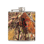 Booty Hunter op Herfst Camo Heupfles (Voorkant)