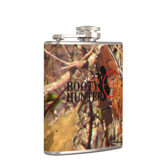Booty Hunter op Herfst Camo Heupfles (Rechts)