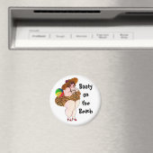 Booty on the Beach Magnet (In Situ (Lave-vaisselle))