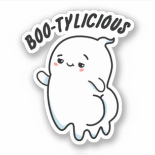 Bootylicious Grappige Ghost Pun Sticker