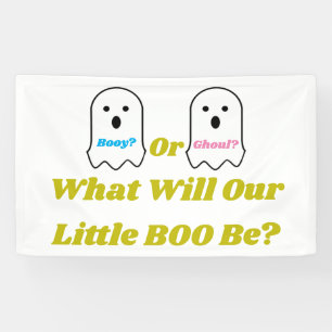 Booy of Ghoul Halloween Ghost Gender onthullen Spandoek