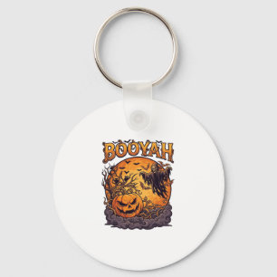 Booyah Halloween Pompoen Grim Reaper Oranje Maan_1 Sleutelhanger