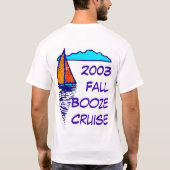 Booze Cruise Kapitein T-shirt (Achterkant)