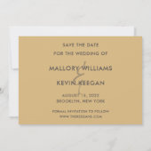 Booze Food Bad Dance Moves Funny Save the Date Kaart (Achterkant)