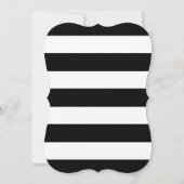 Booze Ghost Black White Halloween Party Invitation (Dos)