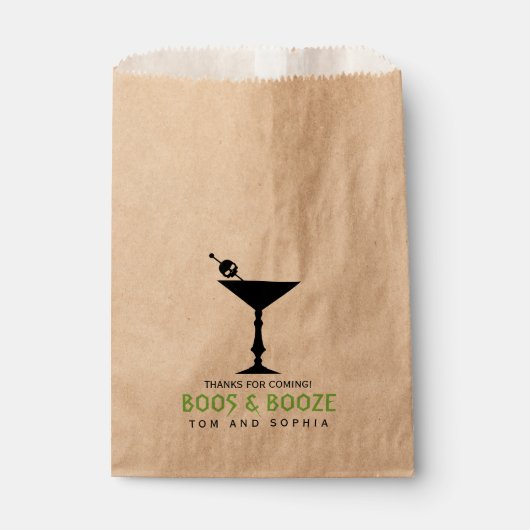 Booze Halloween Traiter les sacs (Devant)