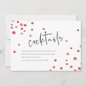 Boozy Cranberries Holiday Party Kaart (Voorkant)