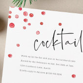 Boozy Cranberries Holiday Party Kaart